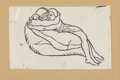 Daphnis und Chloë zusammen liegend door Aristide Maillol