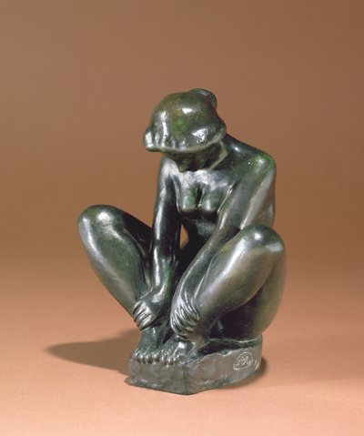 Meisje dat Beide Voeten Vasthoudt, 1920 door Aristide Maillol