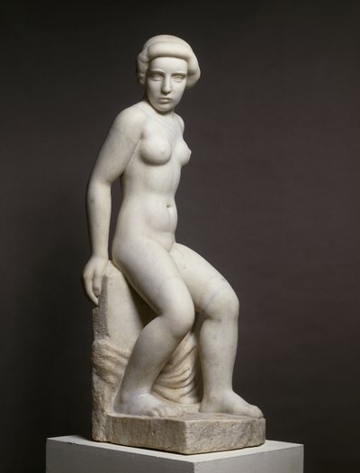Naakt meisje en draperie door Aristide Maillol