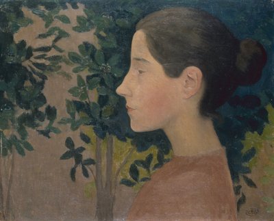 Profiel van een Meisje door Aristide Maillol