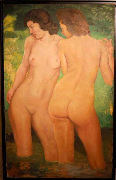 Zusters die Baden, ca. 1940 door Aristide Maillol