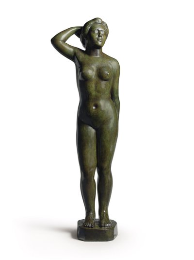Staande Baadster Zonder Draperie door Aristide Maillol