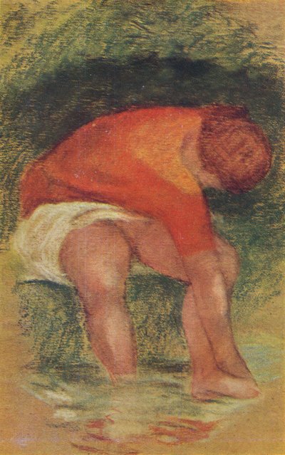 Studie van een vrouw door Aristide Maillol