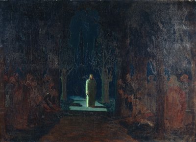 Christus in de Tuin van Getsemane door Arkhip Ivanovich Kuindzhi