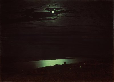 Maanverlichte Nacht op de Dnjepr door Arkhip Ivanovich Kuindzhi