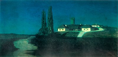 Nacht in Oekraïne, 1876, 1965 door Arkhip Ivanovich Kuindzhi