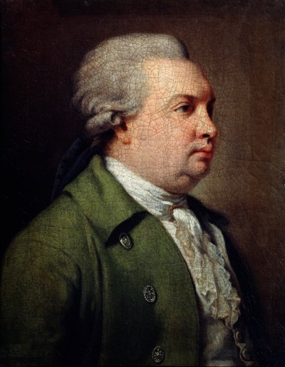 Portret van de dramaturg Denis I Fonvizin, ca. 1784-1785 door Armand Charles Caraffe