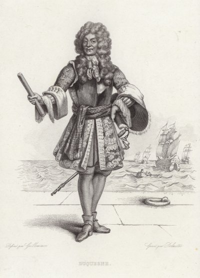 Portret van Abraham Duquesne door Armand Guilleminot