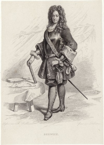 Portret van James Fitzjames, hertog van Berwick door Armand Guilleminot