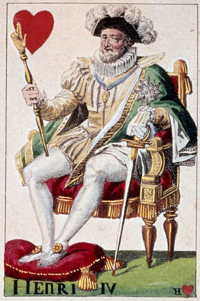 Voorstelling van Koning Hendrik IV (1553-1610) (detail) door Armand Gustave Houbigant