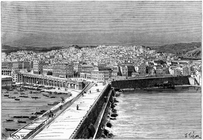 Algiers, Algerije, ca. 1890 door Armand Kohl