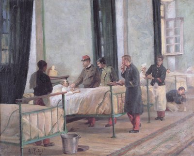 Een Bezoek aan het Philippeville Ziekenhuis in 1880 door Armand Point