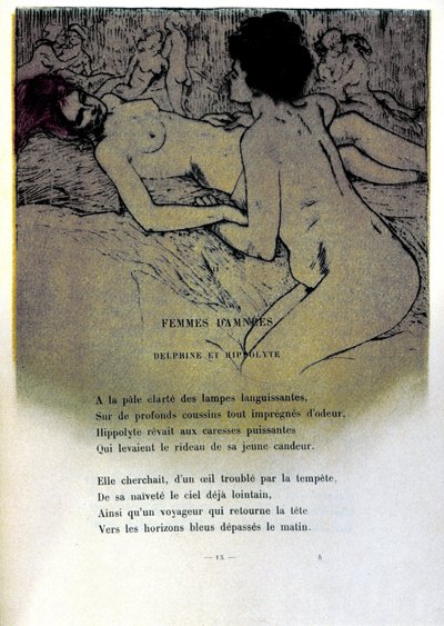 Illustratie door Armand Rassenfosse voor het gedicht 