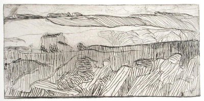 Gestreept landschap door Armand Séguin