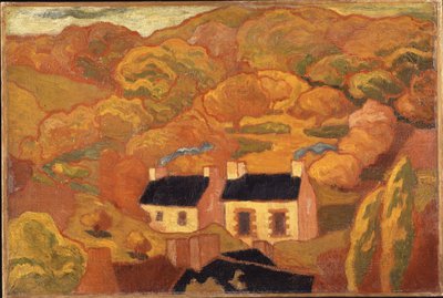 Twee Rieten Huisjes (Les deux chaumières) ca. 1893-94 door Armand Séguin