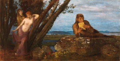 Lenteavond door Arnold Böcklin