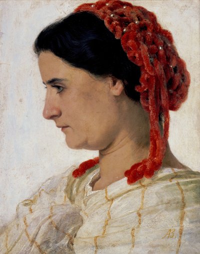 Portret van mevrouw Angela Böcklin door Arnold Böcklin