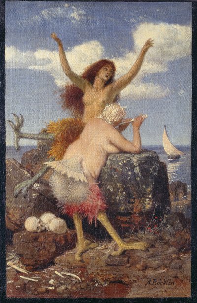 Sirenen door Arnold Böcklin