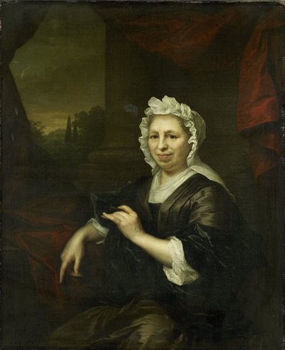 Brechje Hooft (1640-1721). Weduwe van Harmen van de Poll door Arnold Boonen (attributed to)