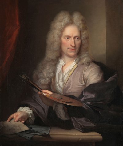 Portret van Jan van Huysum door Arnold Boonen