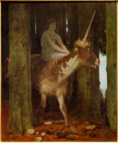 De stilte van het bos door Arnold Böcklin