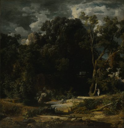 Romeins landschap, 1852 door Arnold Böcklin