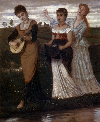 Lente, 1876 door Arnold Böcklin