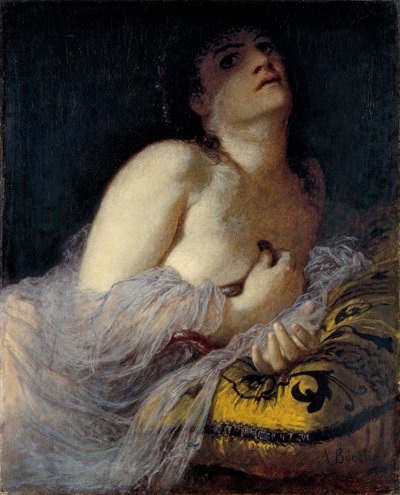 De Dood van Cleopatra eerste versie door Arnold Böcklin
