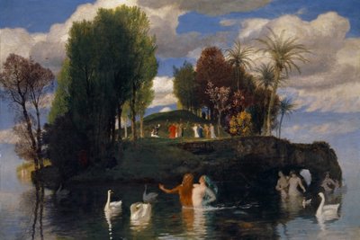 Het eiland van de levenden door Arnold Böcklin