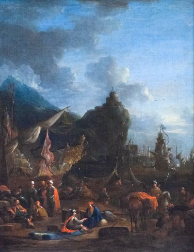 Oostelijke haven door Arnold Frans Rubens