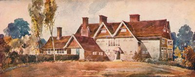 Huis in Harrow Weald, ca. 1900 door Arnold Mitchell