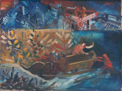 De zieken dragen, ca. 1940 door Arnold Peter Weisz Kubincan