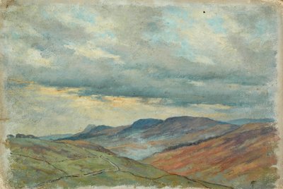 Landschap door Arnold Priestman