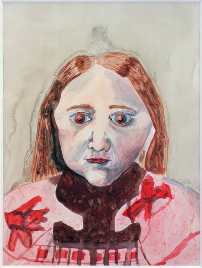Portret van een Meisje door Arnold Schönberg