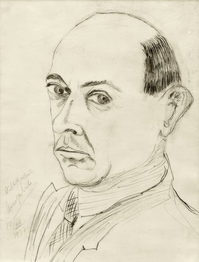 Zelfportret door Arnold Schönberg