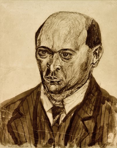 Zelfportret door Arnold Schönberg