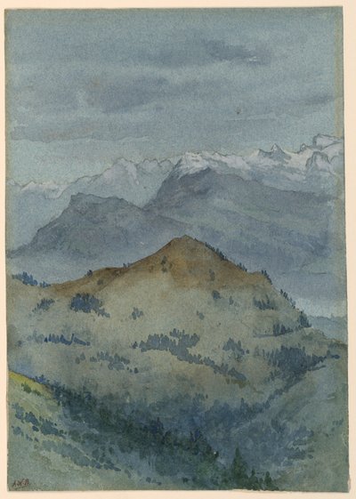 Alpen door Arnold William Brunner