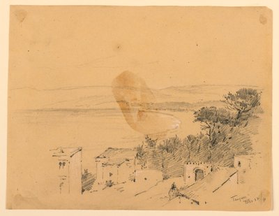 Baai van Tanger door Arnold William Brunner