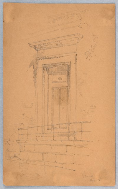 Deurportaal—Venetië door Arnold William Brunner