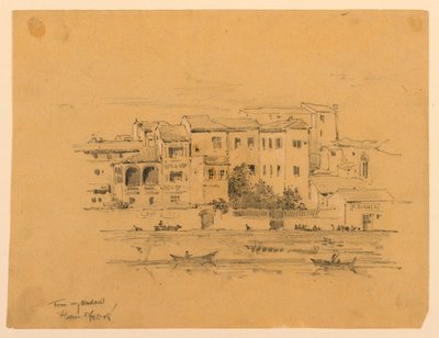 Vanuit mijn raam, Florence door Arnold William Brunner