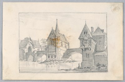 In een Duitse stad door Arnold William Brunner