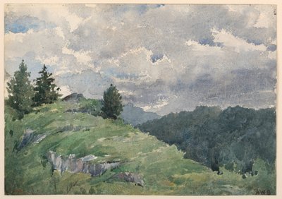 Landschap door Arnold William Brunner