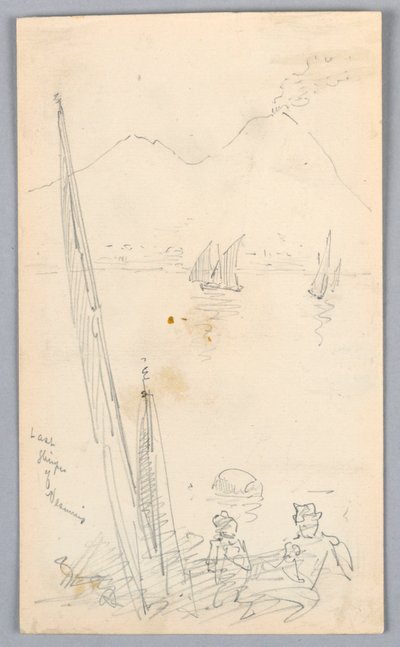 Laatste Blik op Vesuvius door Arnold William Brunner