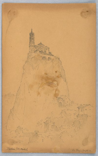 Rocher St. Michel, Le Puy door Arnold William Brunner