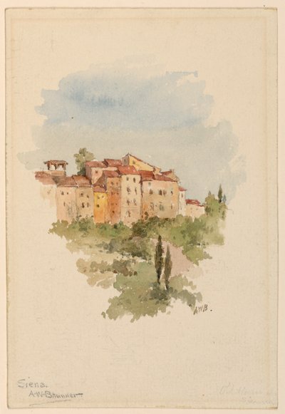 Siena door Arnold William Brunner