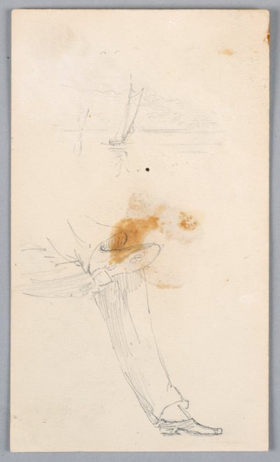 Schets van Gekruiste Benen door Arnold William Brunner