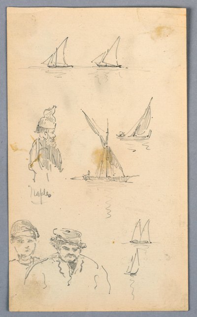 Schetsen in Napels door Arnold William Brunner