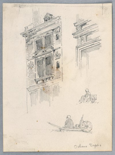 Schetsen van Orléans door Arnold William Brunner
