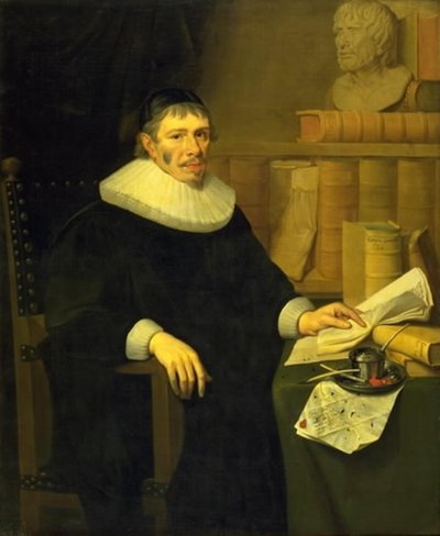 Portret van de advocaat Cornelis Bosch door Arnold van Ravesteyn