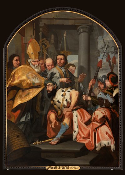 Parochiekerk Onze-Lieve-Vrouw. Interieur. Schilderij. Arnold Van Westerhout. door Arnold van Westerhout